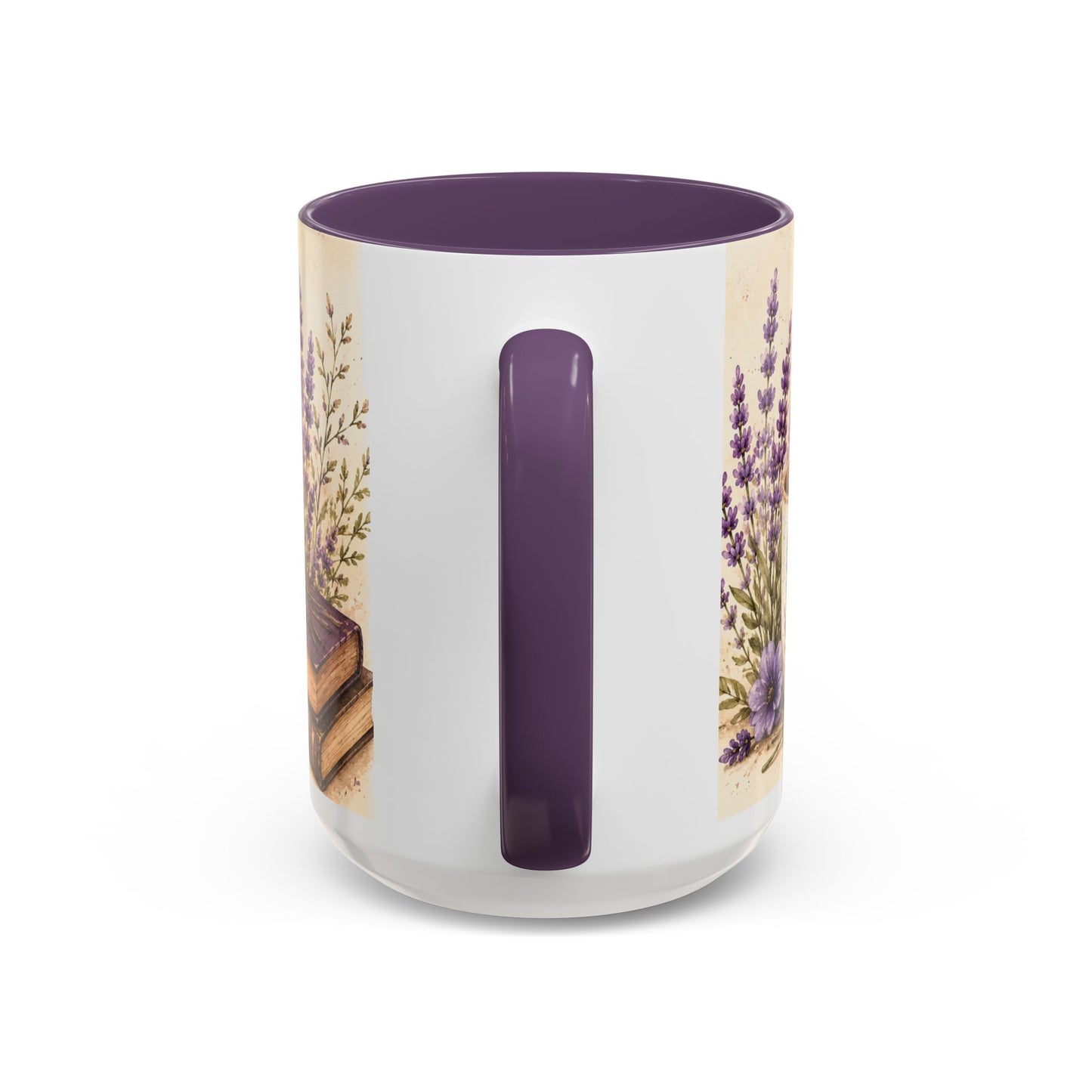 Take Time to Make Your Soul Happy – 15 oz Purple Accent Mug
