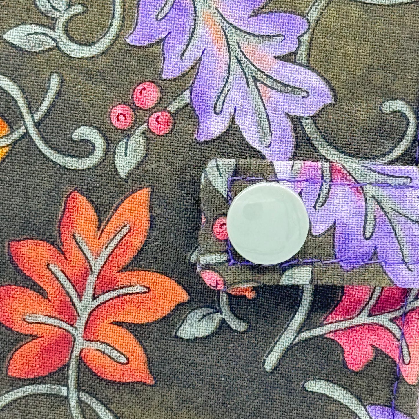 Royal Acorn Tea Wallet | Handmade 6-Pocket Tea Bag Holder