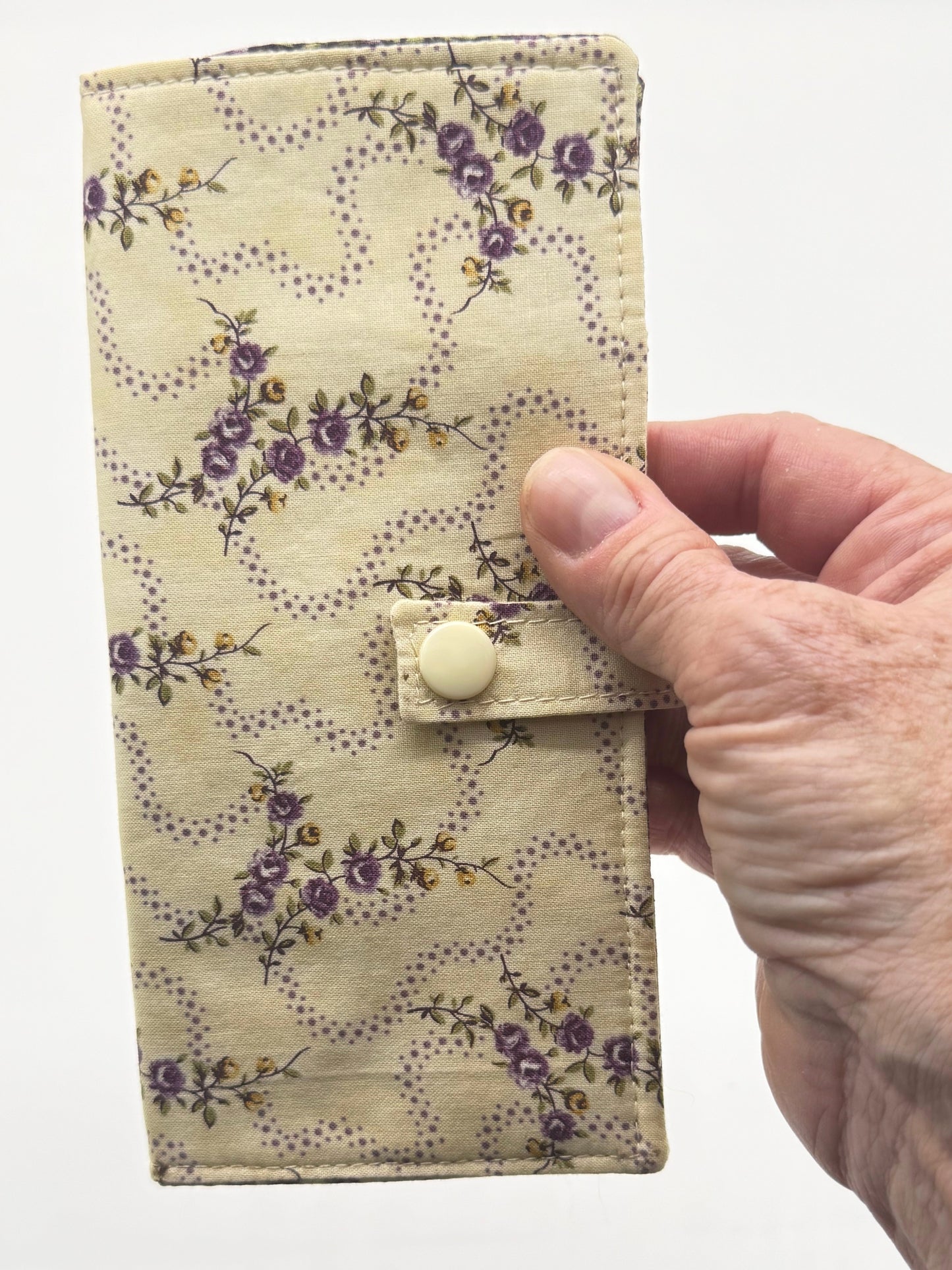 Lavender Vines Tea Wallet