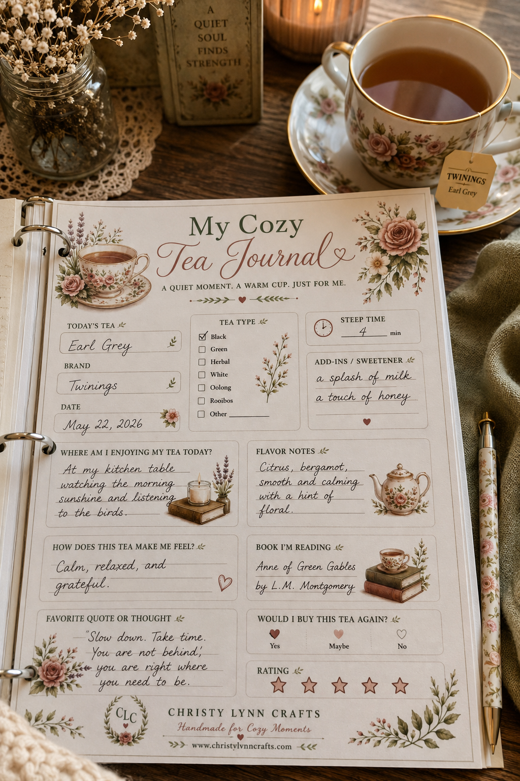 Why I Keep a Cozy Tea Journal (And Why You Might Love One Too)