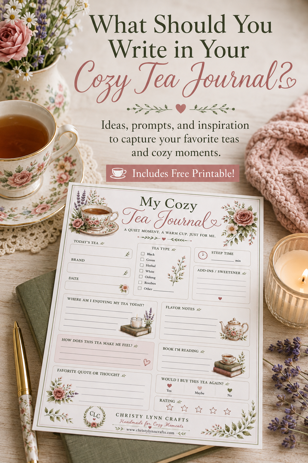 What Should You Write in Your Cozy Tea Journal?