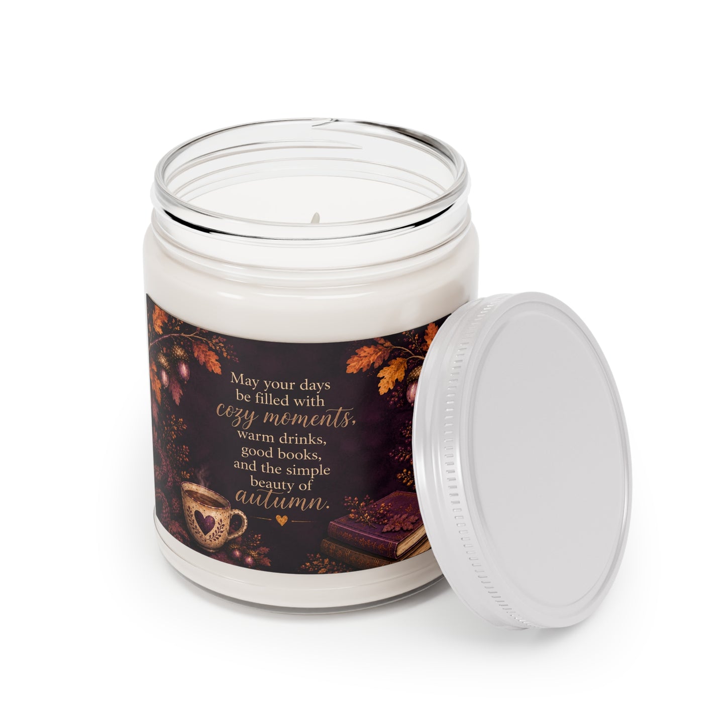 May Your Days Be Filled with Cozy Moments – 9 oz Scented Soy Candle | Royal Acorn Collection