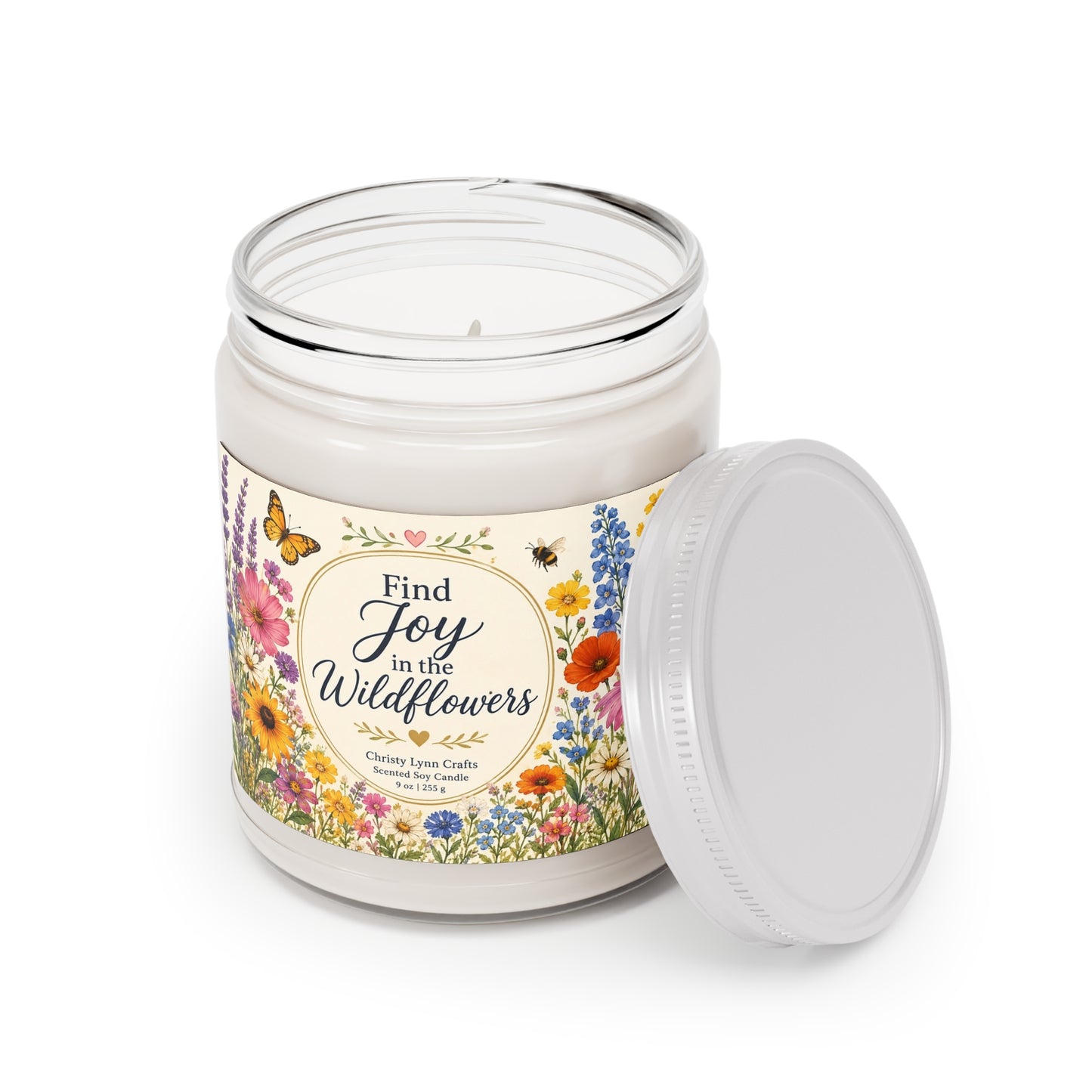 Find Joy in the Wildflowers 🌼 9 oz Soy Candle