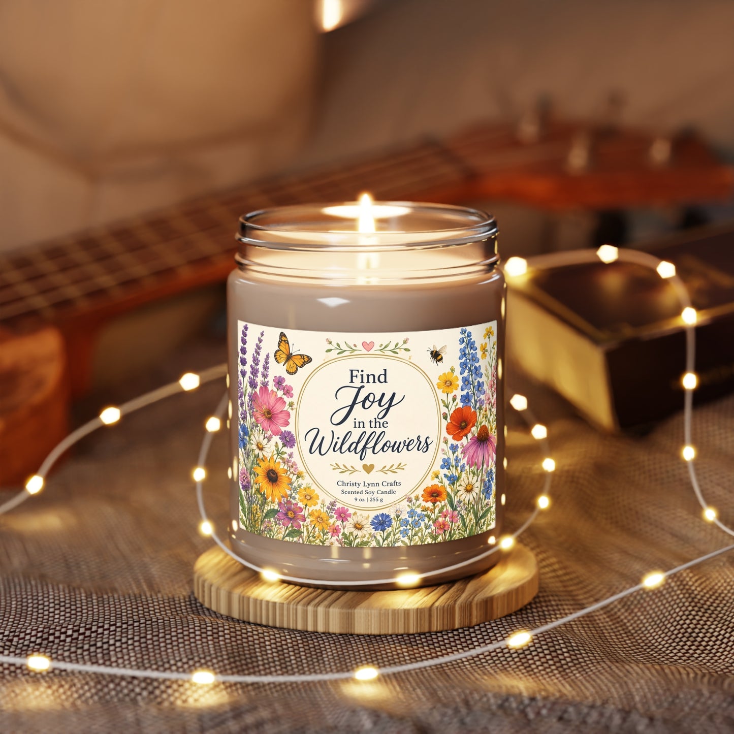 Find Joy in the Wildflowers 🌼 9 oz Soy Candle