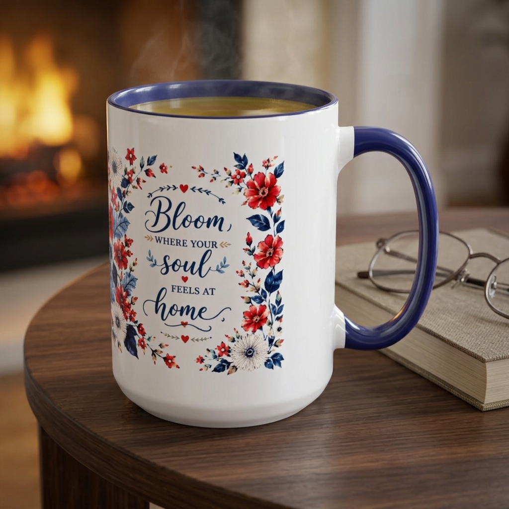 Bloom where your soul feels at home. ❤️💙