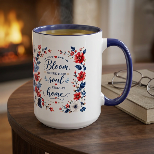 Bloom where your soul feels at home. ❤️💙