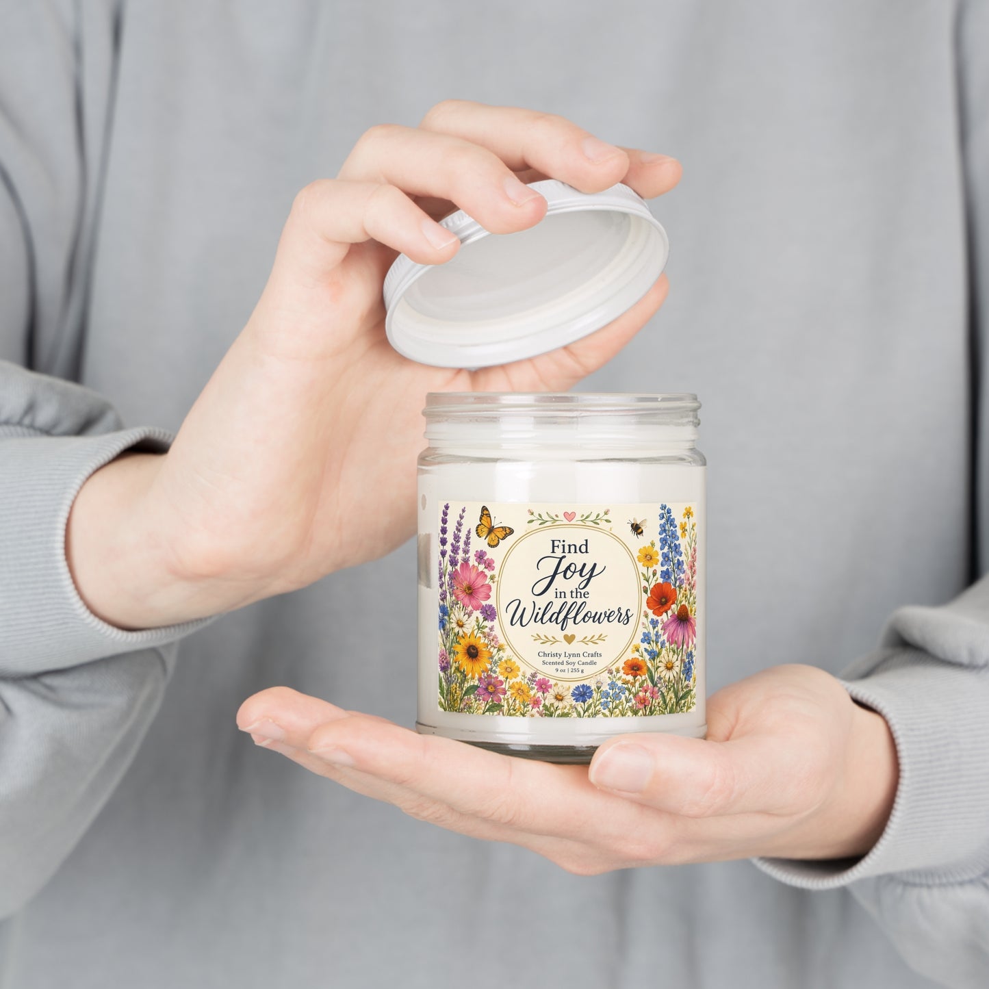 Find Joy in the Wildflowers 🌼 9 oz Soy Candle