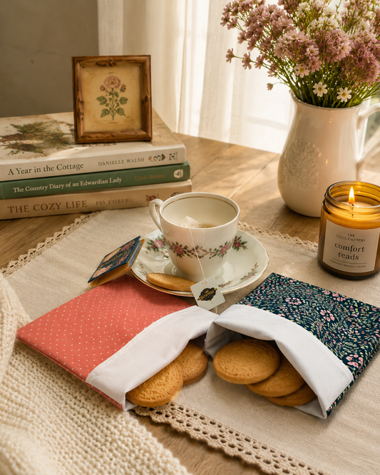 Floral Cottagecore Reusable Snack Pouch