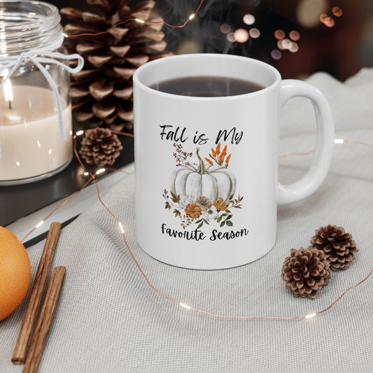 Ceramic Mug, (11oz) Fall is my Favorite Season