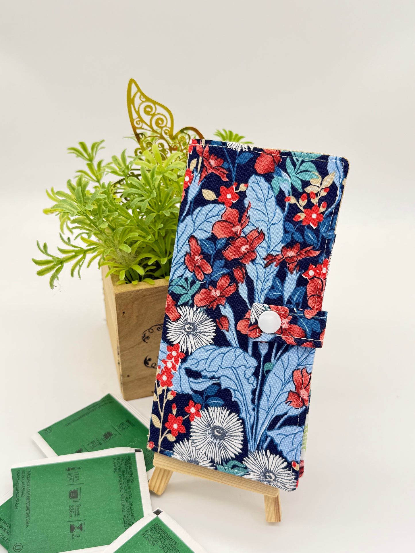 Midnight Garden Tea Wallet