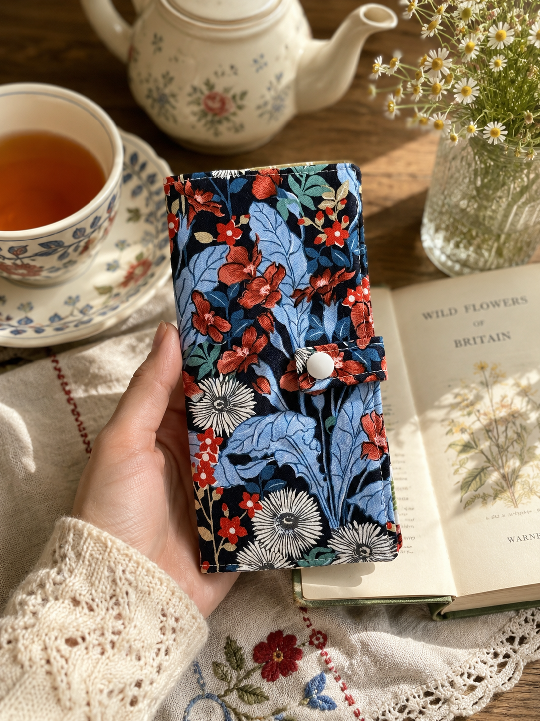 Midnight Garden Tea Wallet