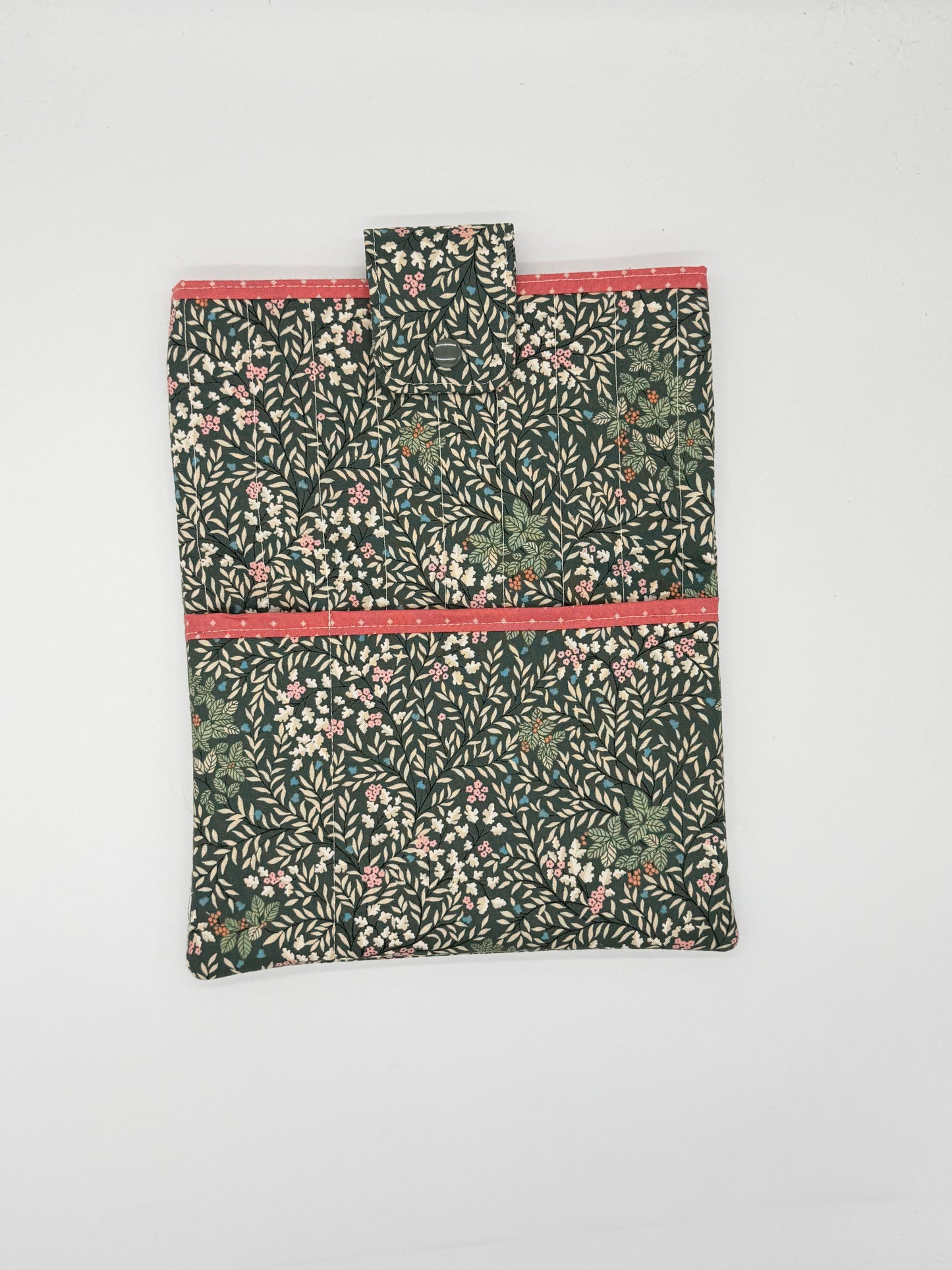 Handmade Floral Quilted Book Sleeve – Cozy Reader Gift