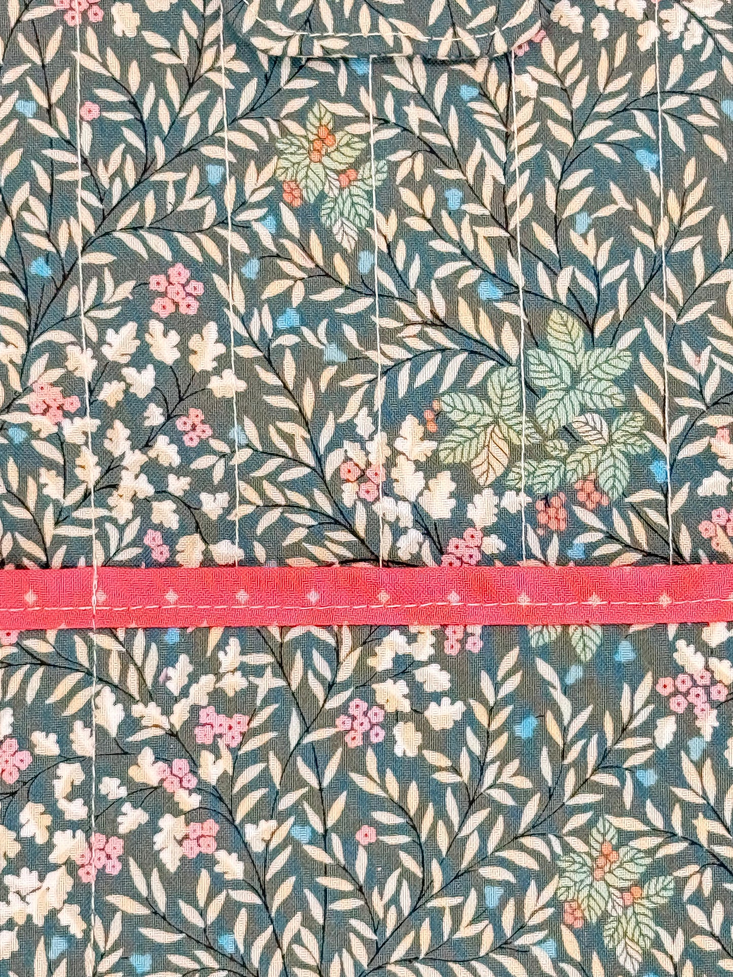 Handmade Floral Quilted Book Sleeve – Cozy Reader Gift
