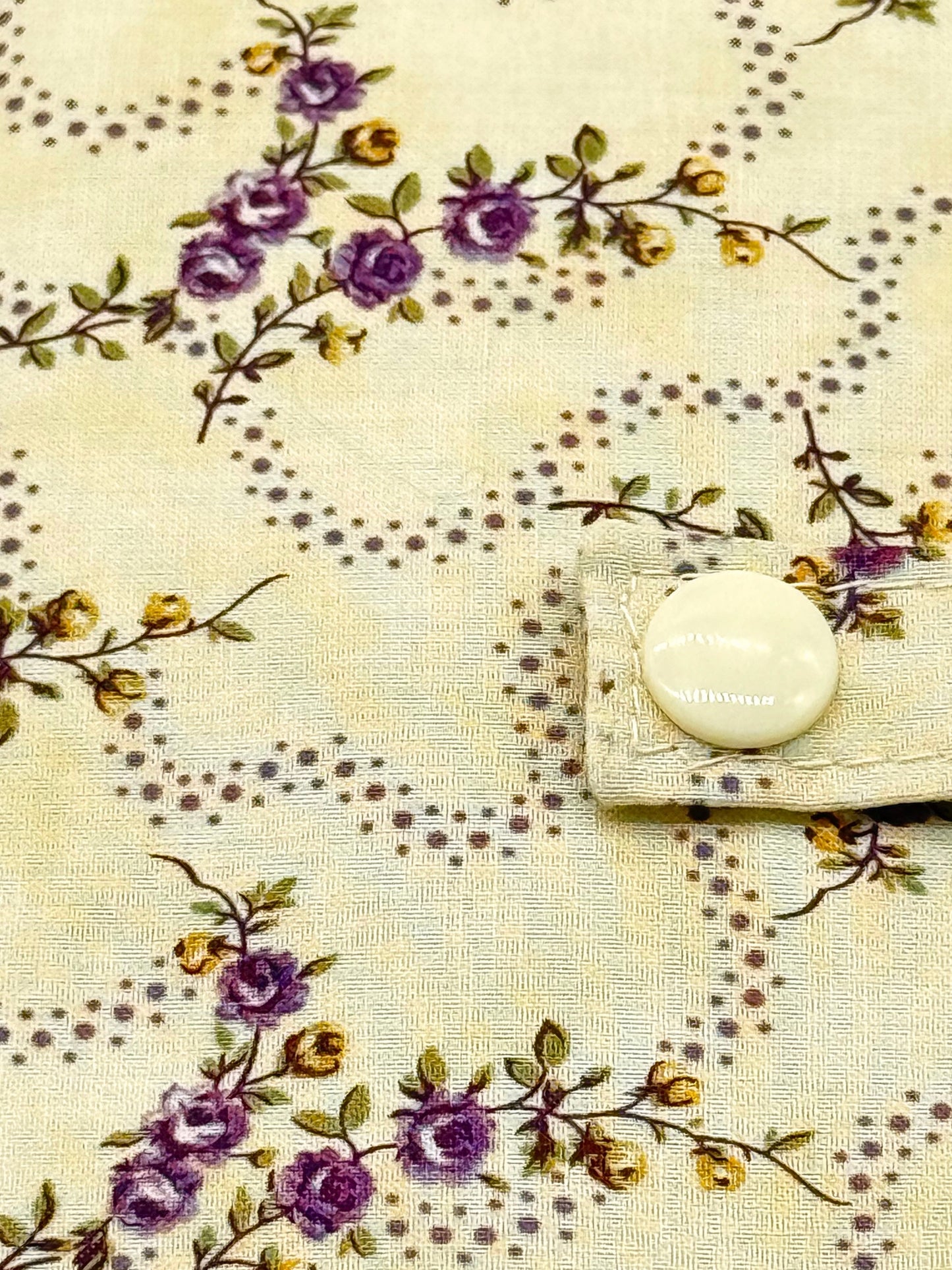 Lavender Vines Tea Wallet